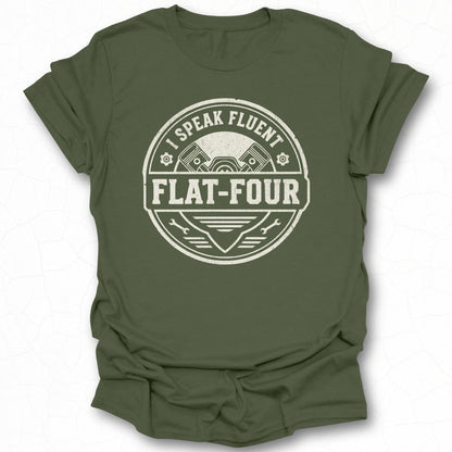 I Speak Fluent Flat-Four Graphic T-Shirt