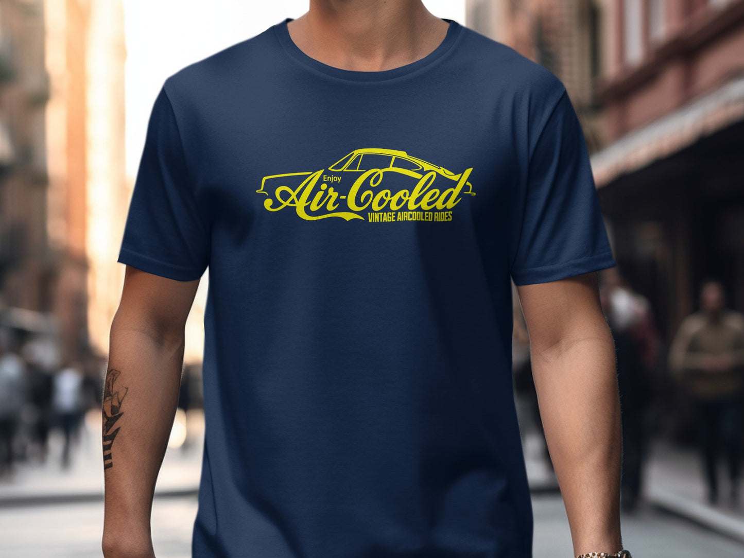 Air Cooled Vintage American Rides Graphic T-Shirt product