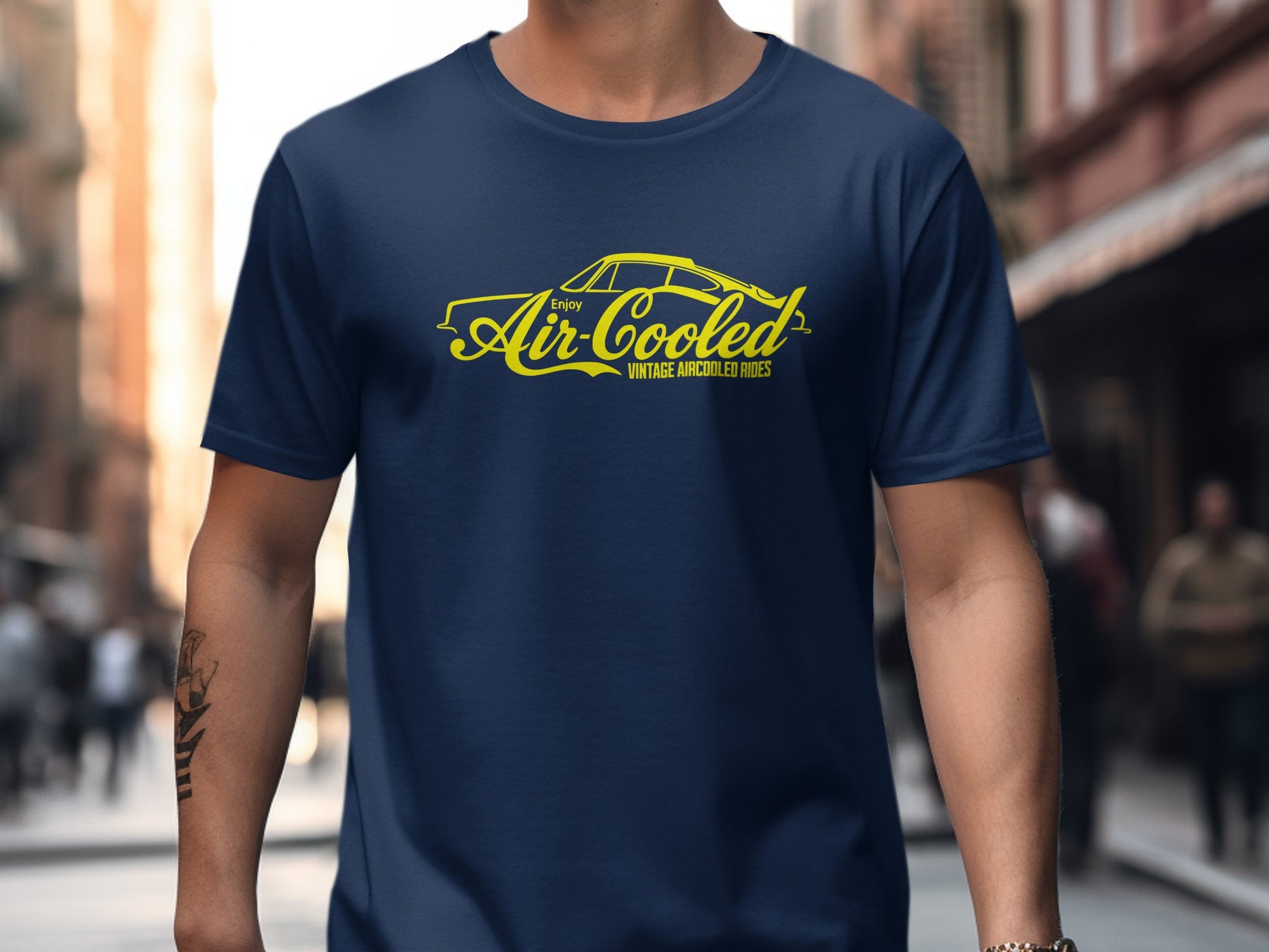 Air Cooled Vintage American Rides Graphic T-Shirt product
