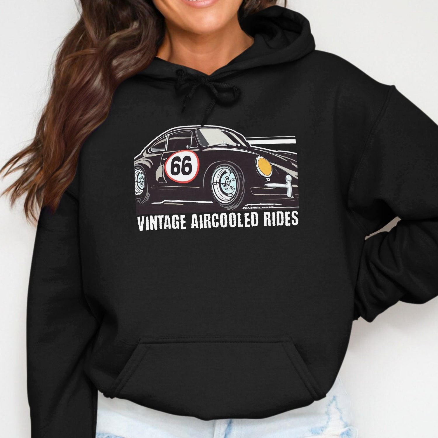 Stylish Vintage Aircooled Rides Graphic Hoodie product