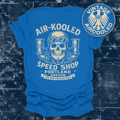 Air-Kooled Speed Shop Vintage Style Graphic Tee product