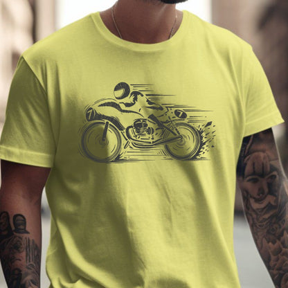 Bold Graphic Tee with Motorcycle Design product type