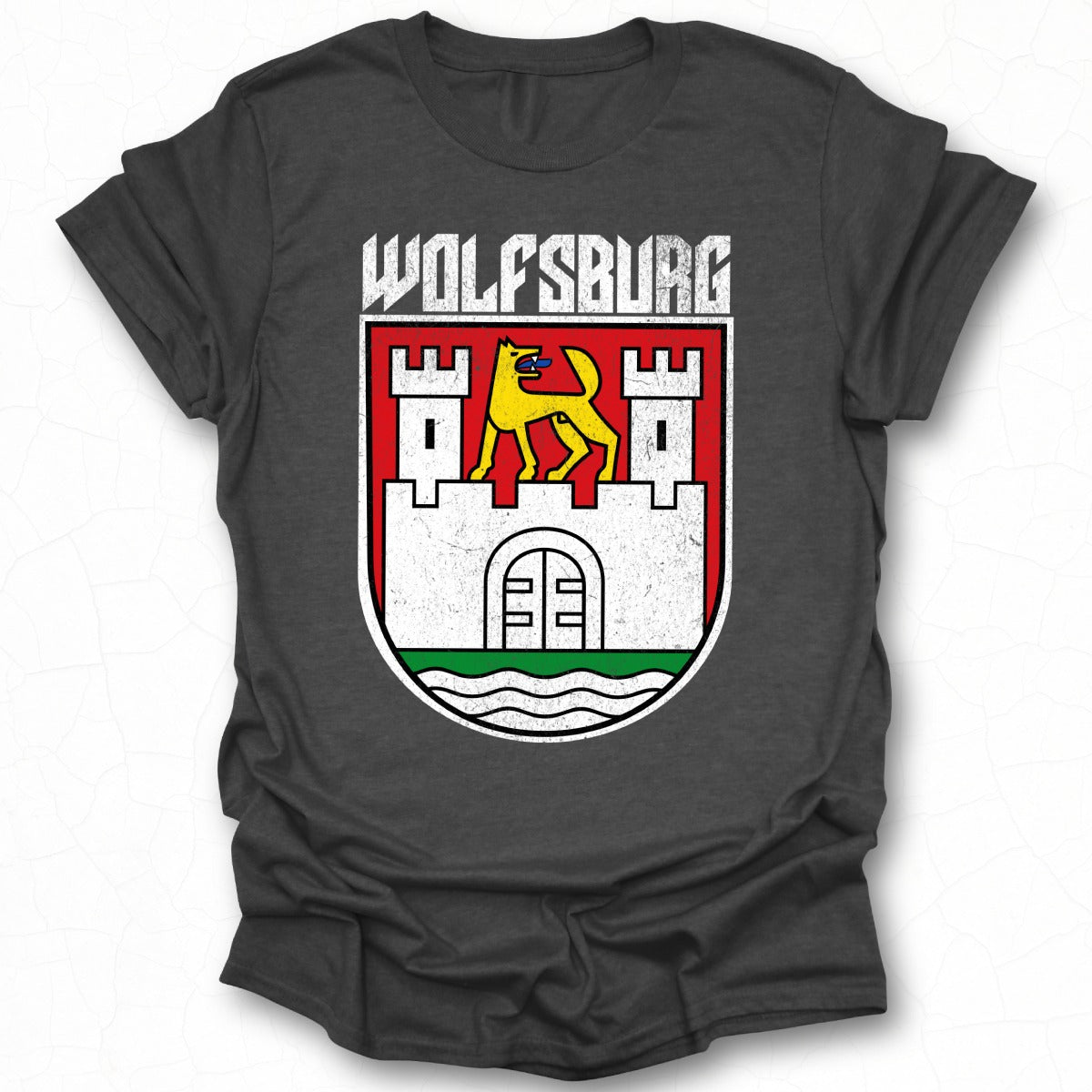 Wolfsburg Graphic Tee with Bold Castle Design