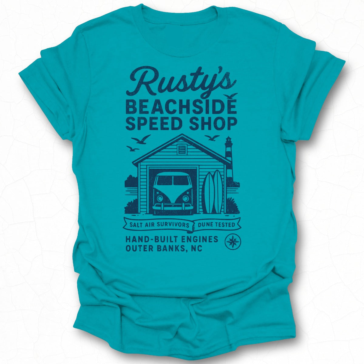 Beachside Speed Shop Graphic Outer Banks T-Shirt