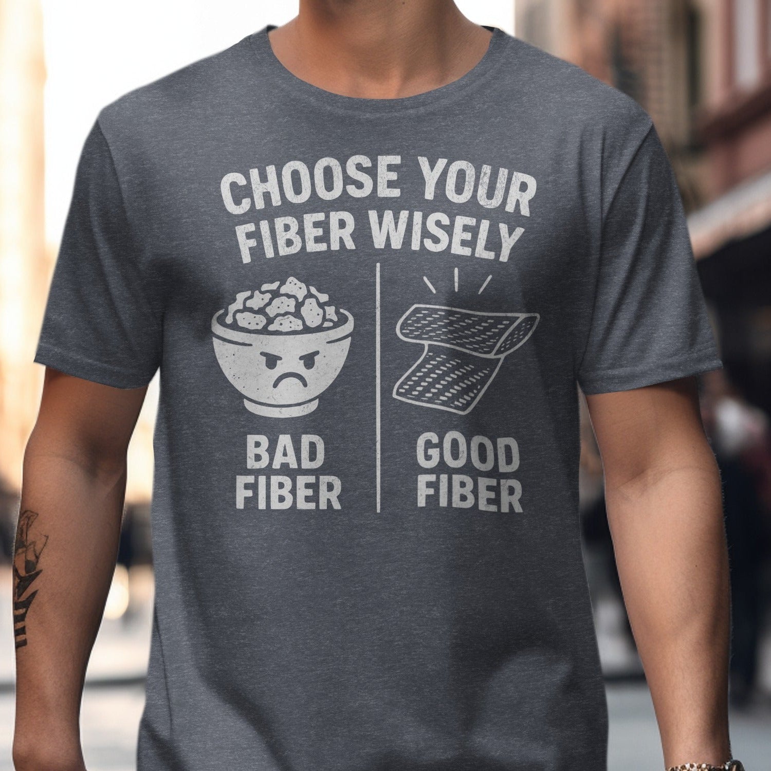 Choose Your Fiber Wisely Graphic T-Shirt product type