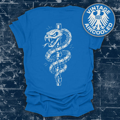 Vintage Rides Aircooled Blue Tshirt product type