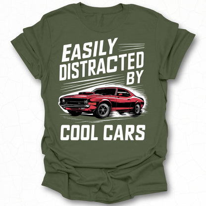 Easily Distracted by Cool Cars Graphic Tee product