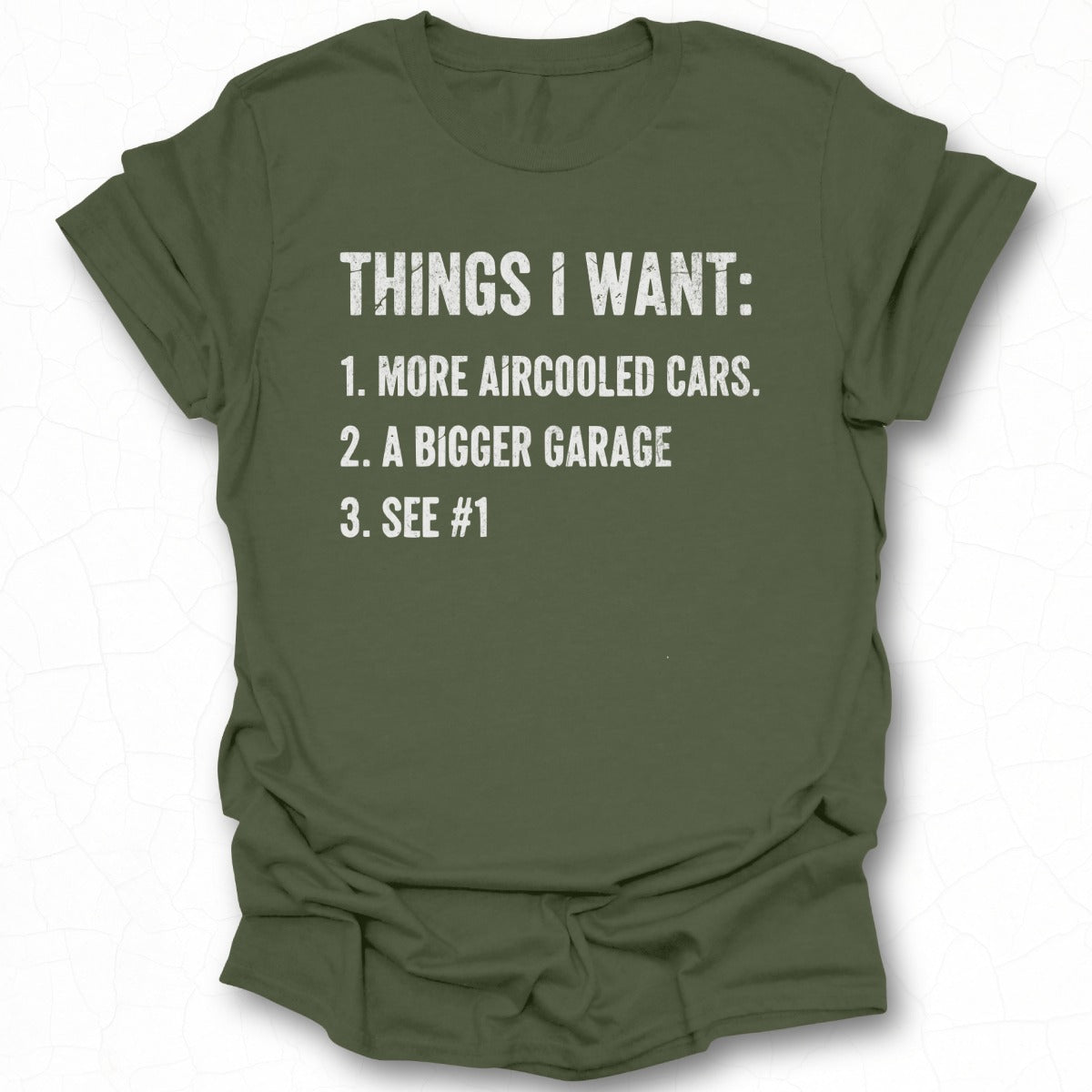 Funny Things I Want Car Enthusiast Shirt Product