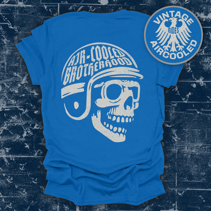 Air Cooled Brotherhood Skull Helmet T-Shirt product