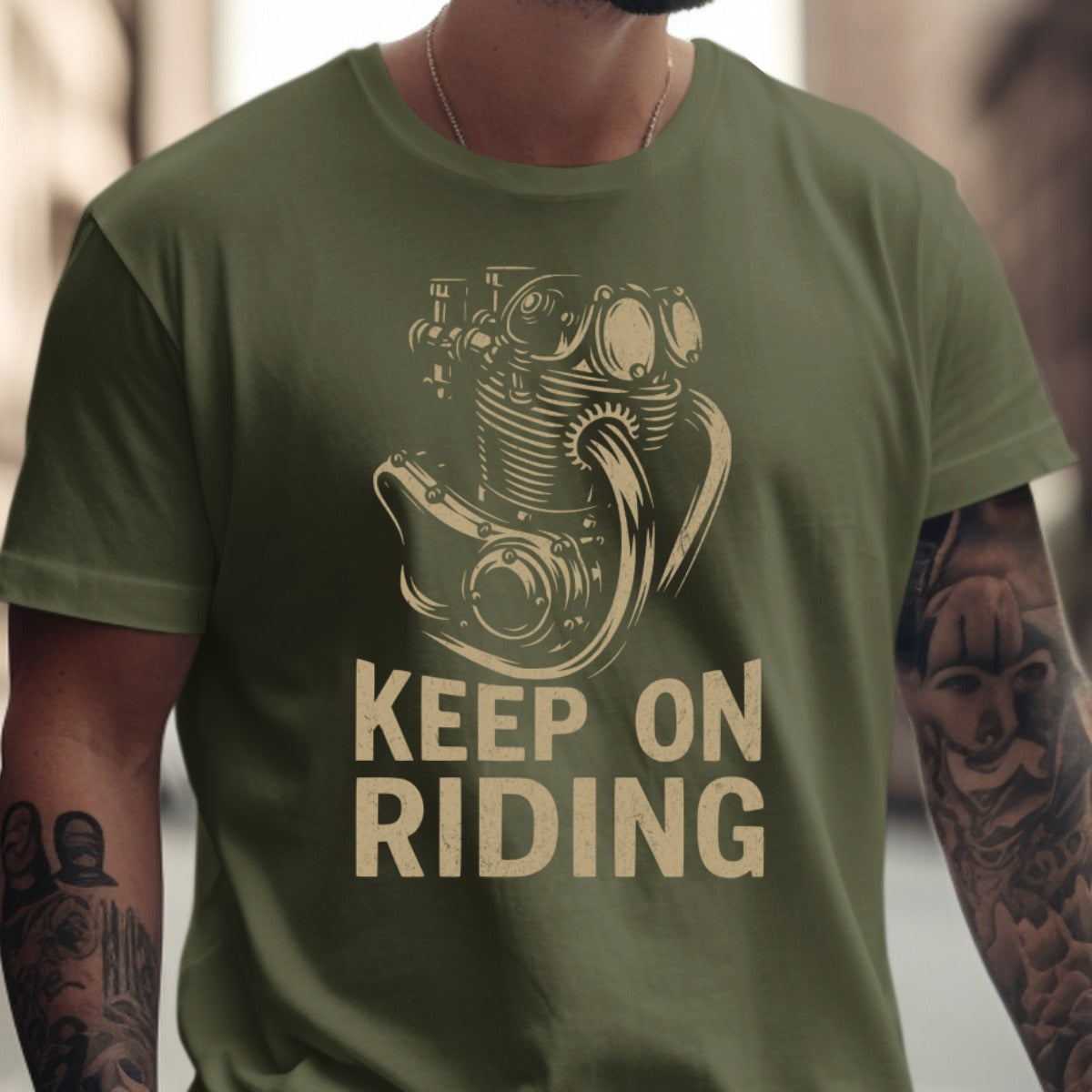 Keep On Riding Graphic Print T-Shirt product