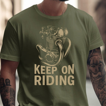 Keep On Riding Graphic Print T-Shirt product