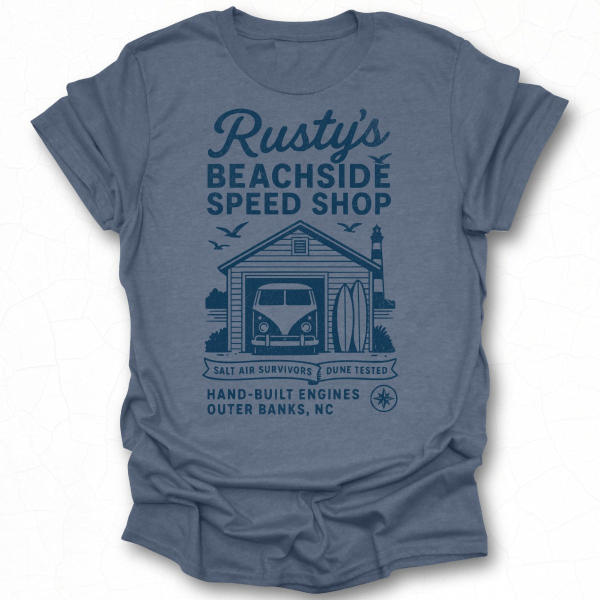 Rusty's Beachside Speed Shop Outer Banks NC T-Shirt