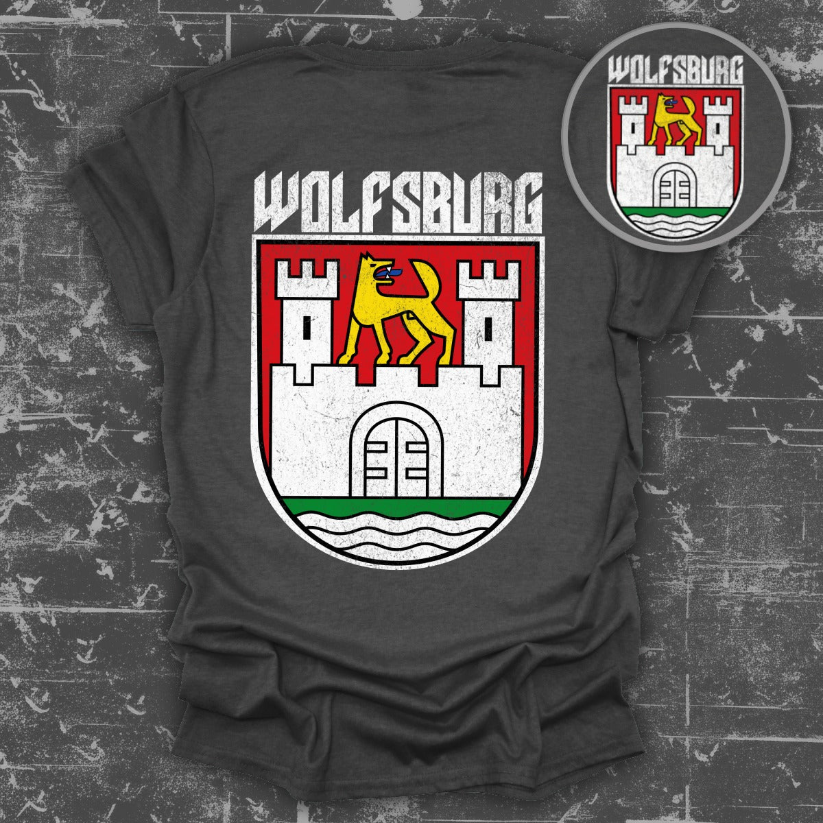 Wolfsburg Castle Design Graphic T-Shirt Product