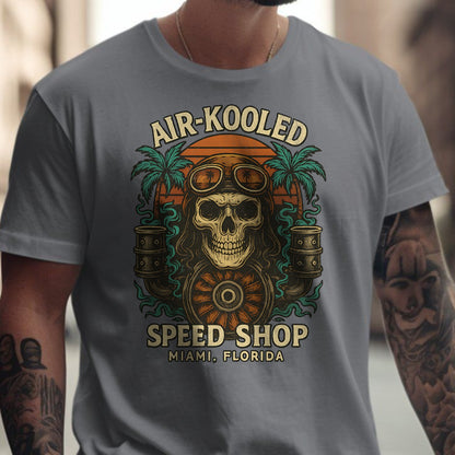 Air-Kooled Speed Shop Miami Florida T-Shirt product