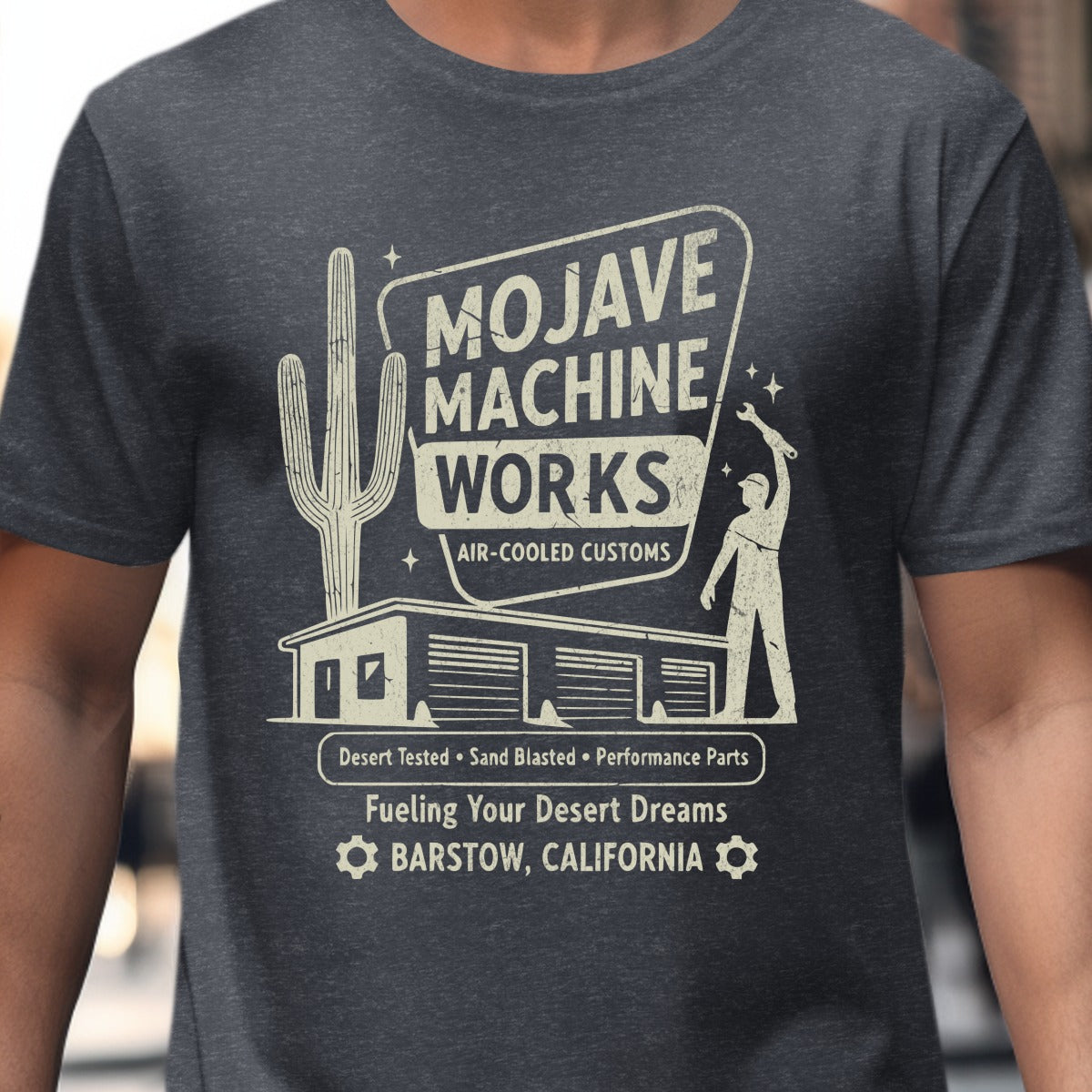 Mojave Machine Works Air-Cooled Customs T-shirt