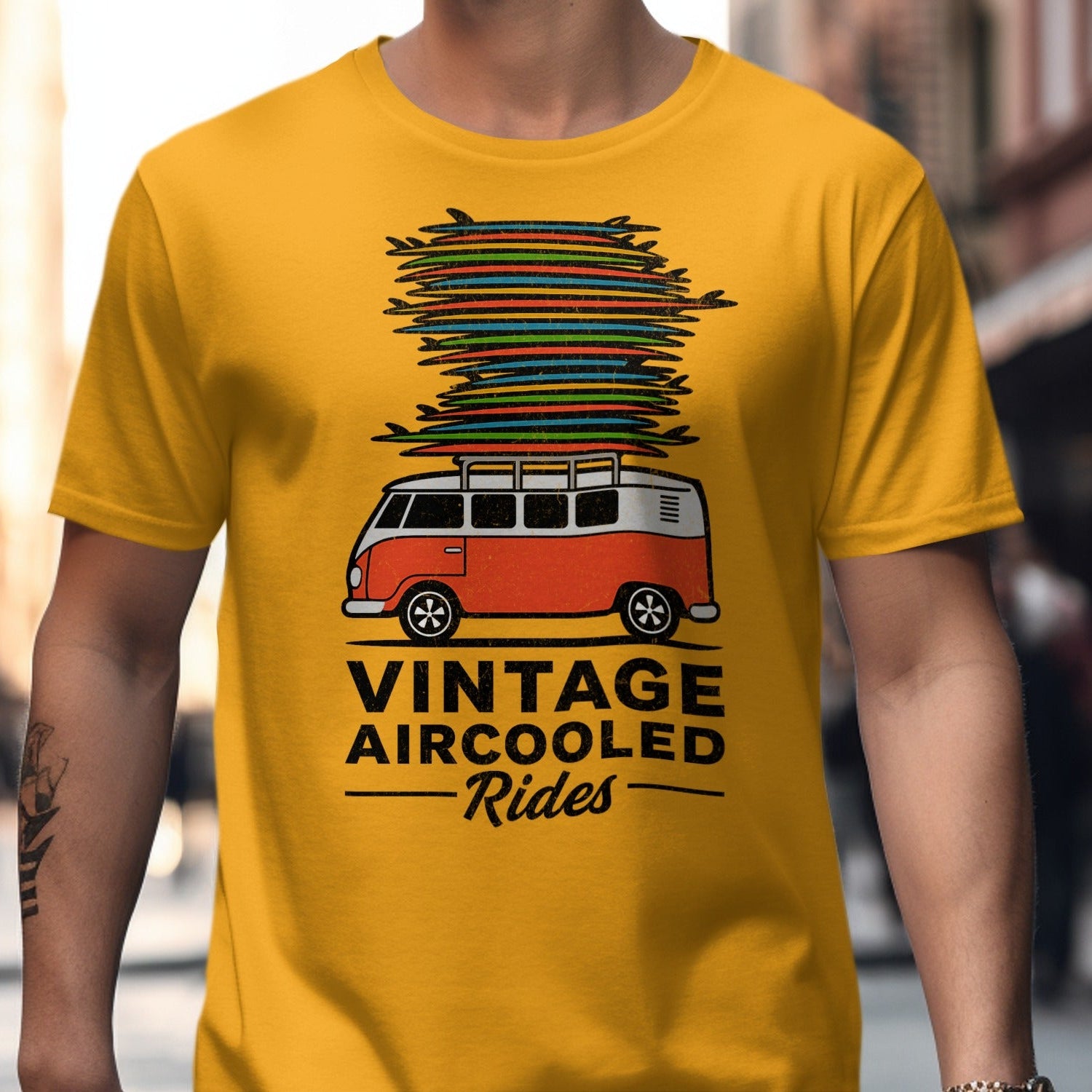 Vintage Aircooled Rides Graphic T-shirt product type