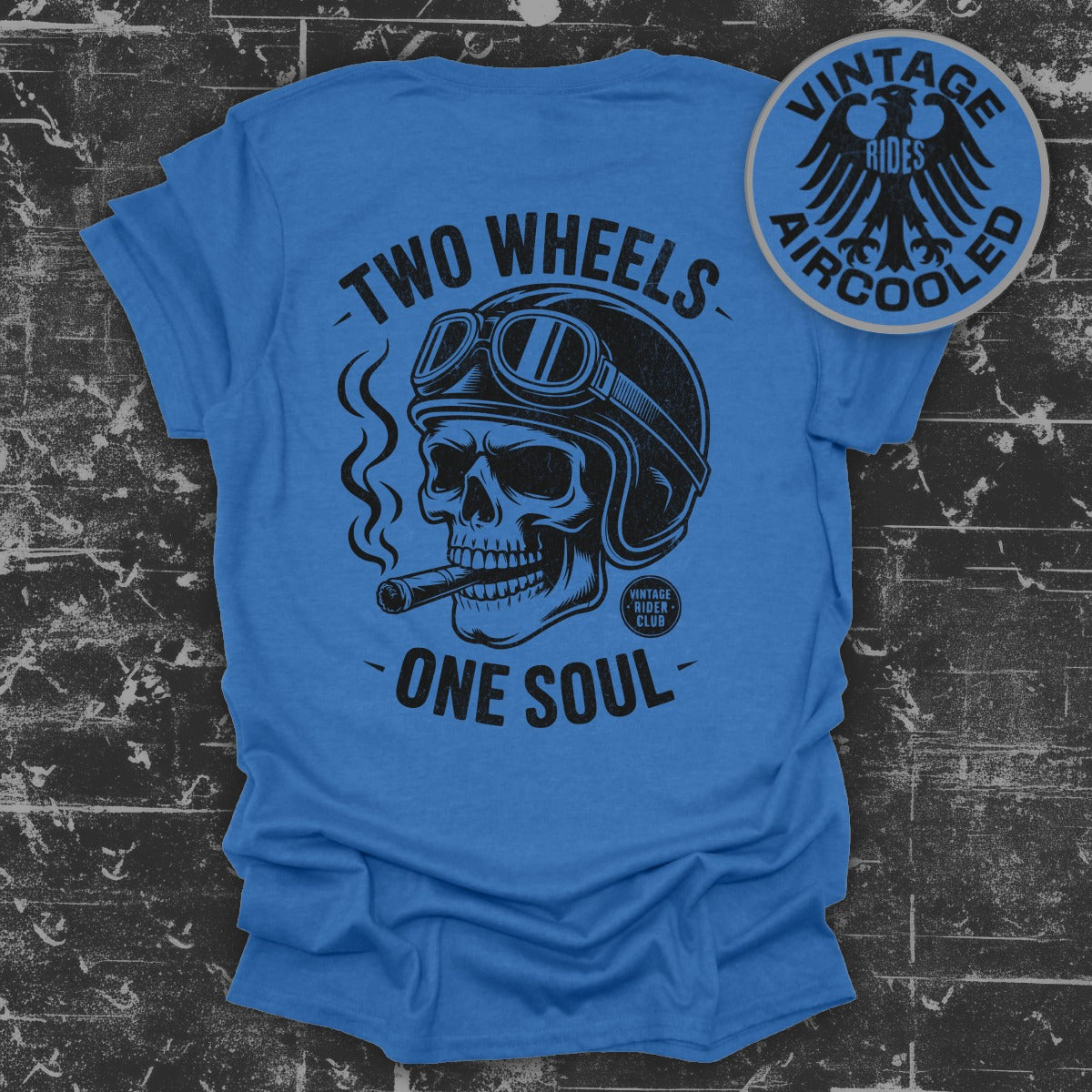 Two Wheels One Soul Vintage Rides Aircooled Shirt