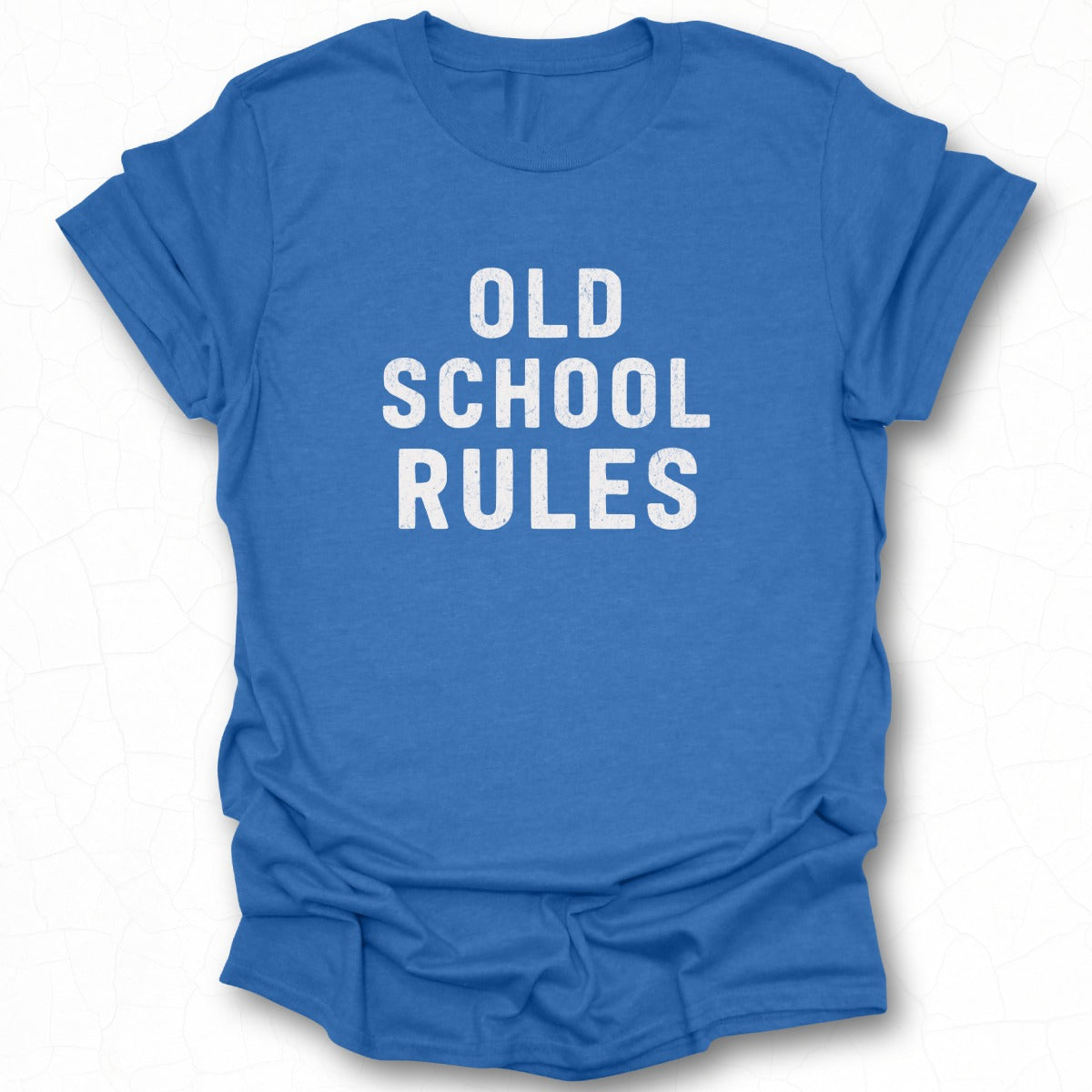 Old School Rules Graphic Tee Shirt