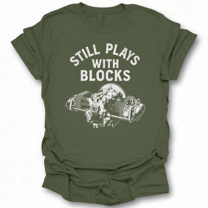 Still Plays With Blocks Graphic T-shirt