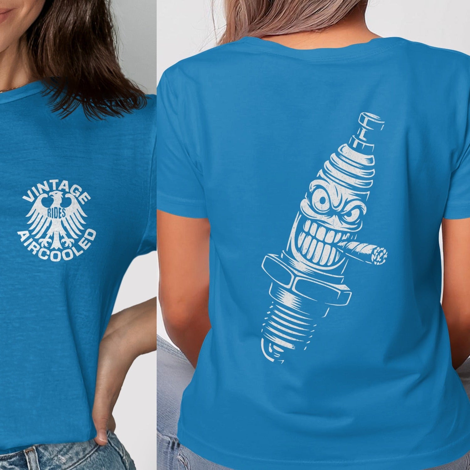 Vintage Aircooled T-Shirt Spark Plug Graphic product type