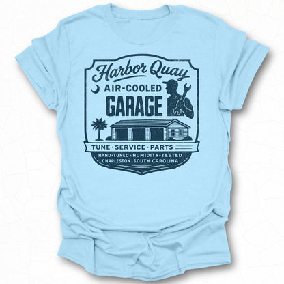 Harbor Quay Air-Cooled Garage Tune Service Parts Shirt