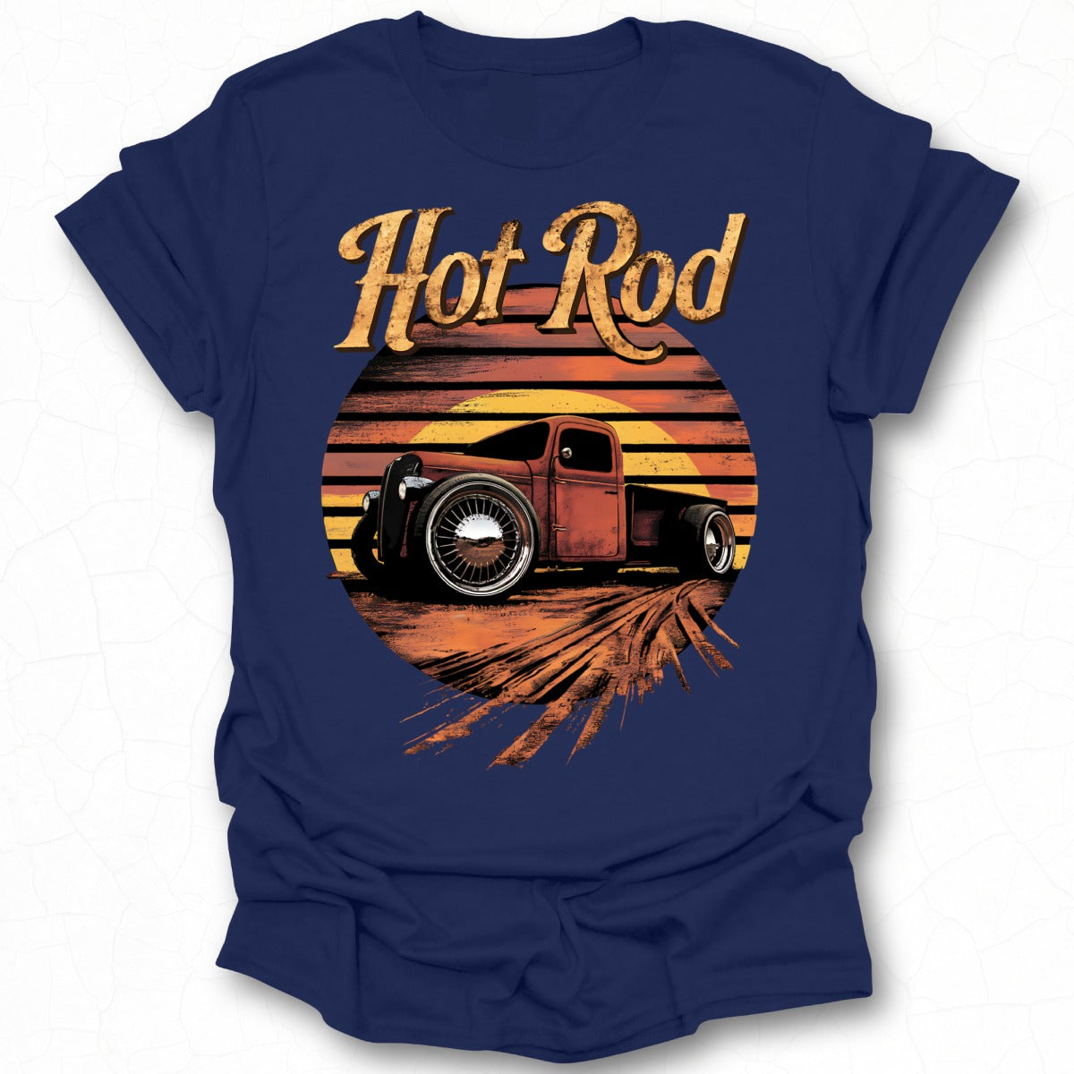 Hot Rod Vintage Style Retro Graphic T-shirt