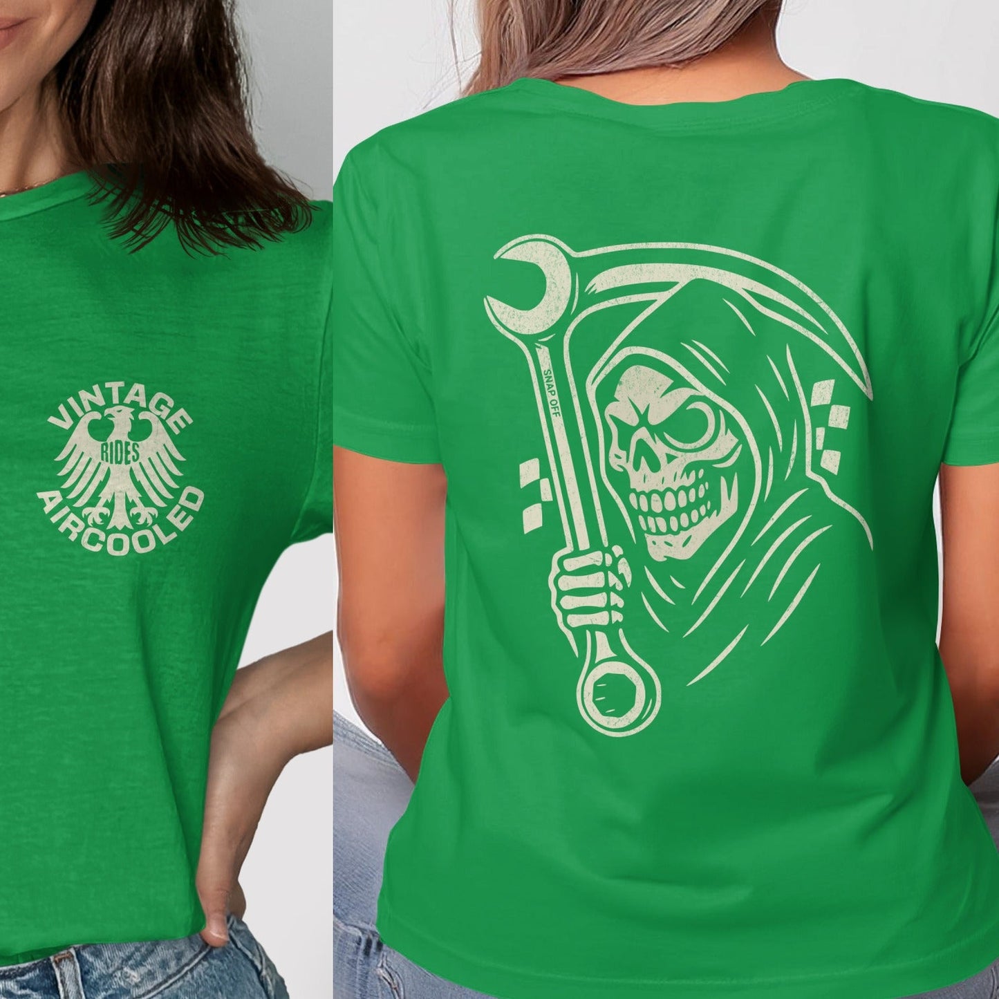 Vintage Aircooled Grim Reaper Graphic T-Shirt product
