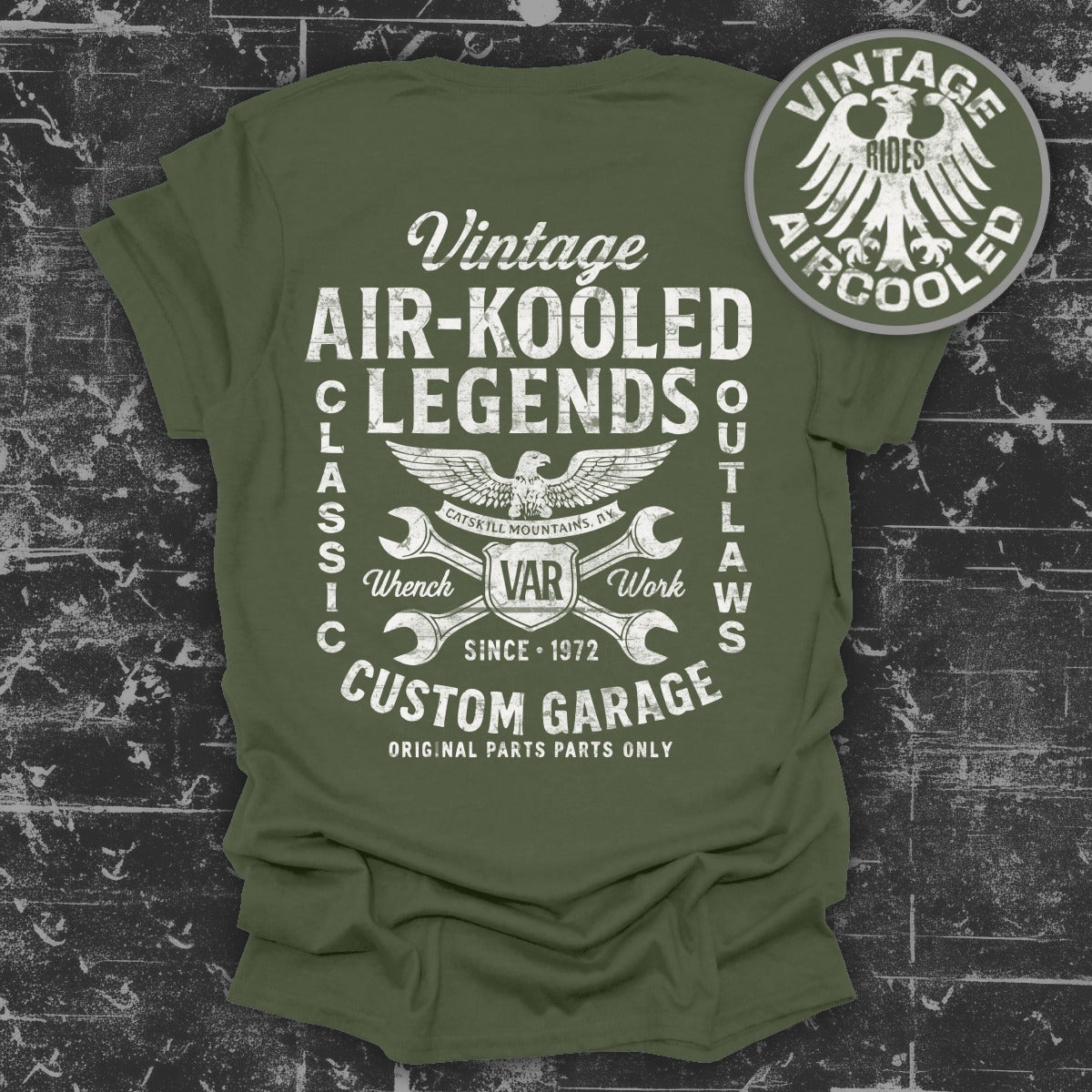 Vintage Air Cooled Legends Classic Outlaws Shirt