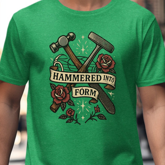 Hammered Into Form Graphic Print Shirt product