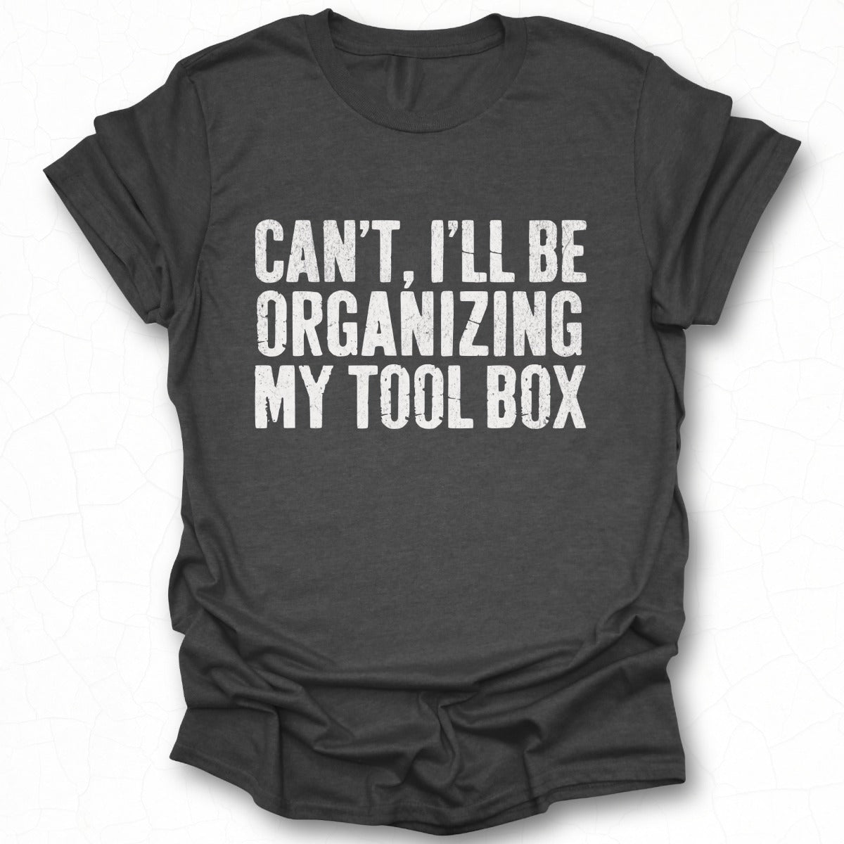 Can't I'll Be Organizing My Tool Box T-shirt