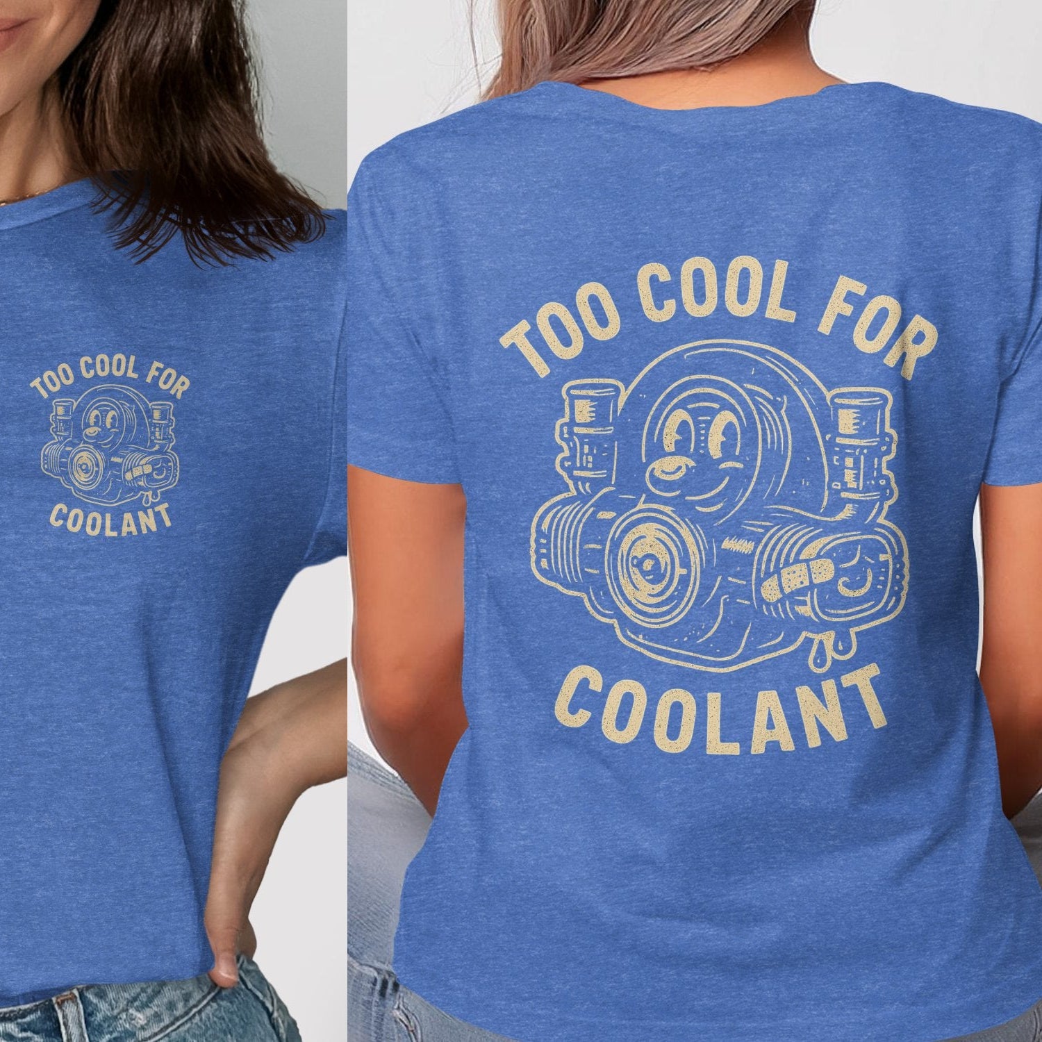 Too Cool For Coolant Blue Graphic Tee product