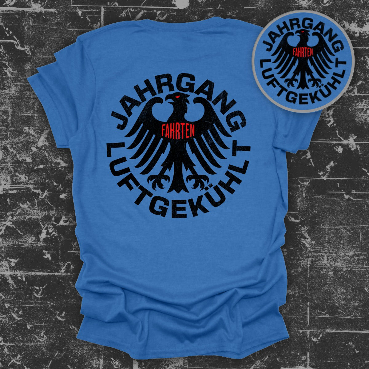 Jahrgang Luftgekuhlt Fahrten Design Shirt