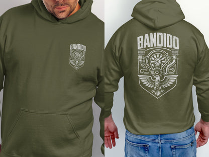 Bandido Graphic Print Green Hoodie product type