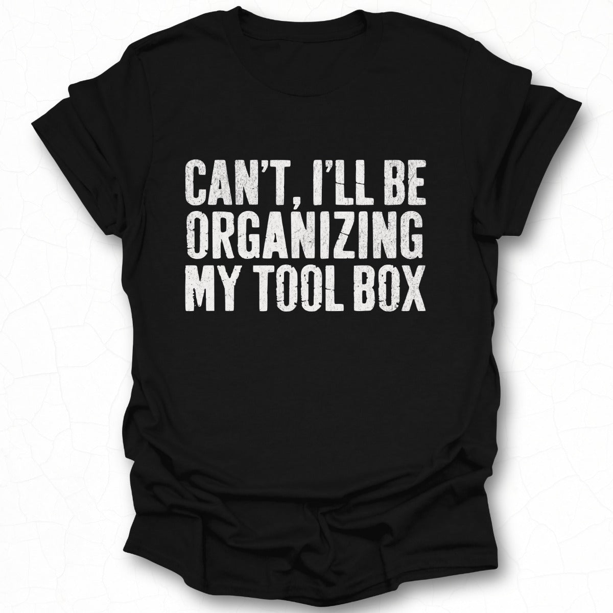 Can't I'll Be Organizing My Tool Box shirt