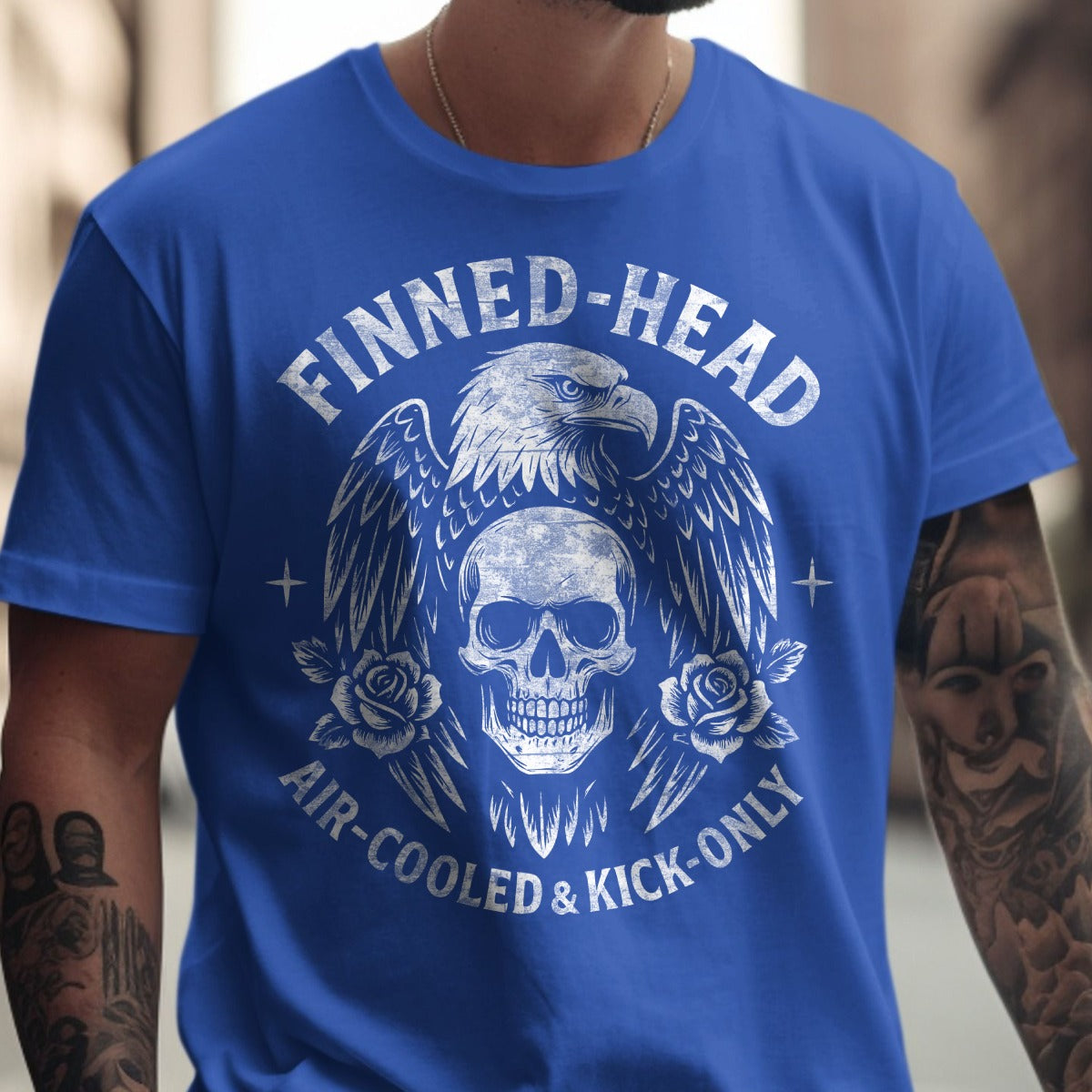 Finned-Head Air-Cooled and Kick-Only T-Shirt