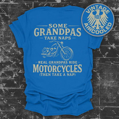 Real Grandpas Ride Motorcycles Graphic Shirt product type