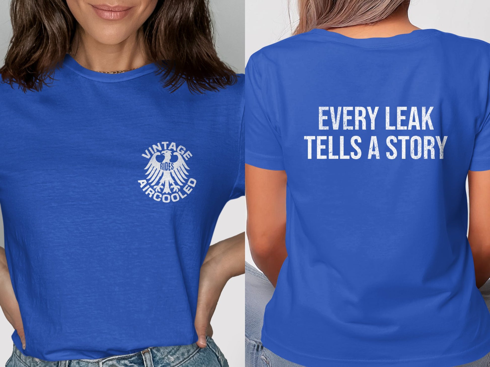 Vintage Air Cooled Every Leak Tells A Story Tshirt product type