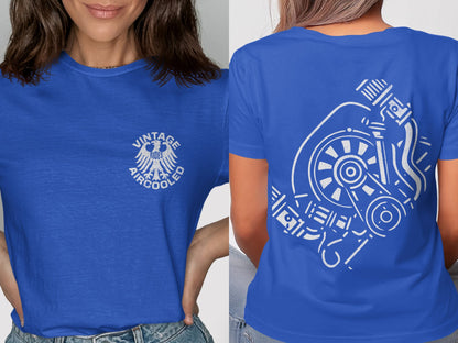 Vintage Aircooled Engine Graphic Tee Shirt product type