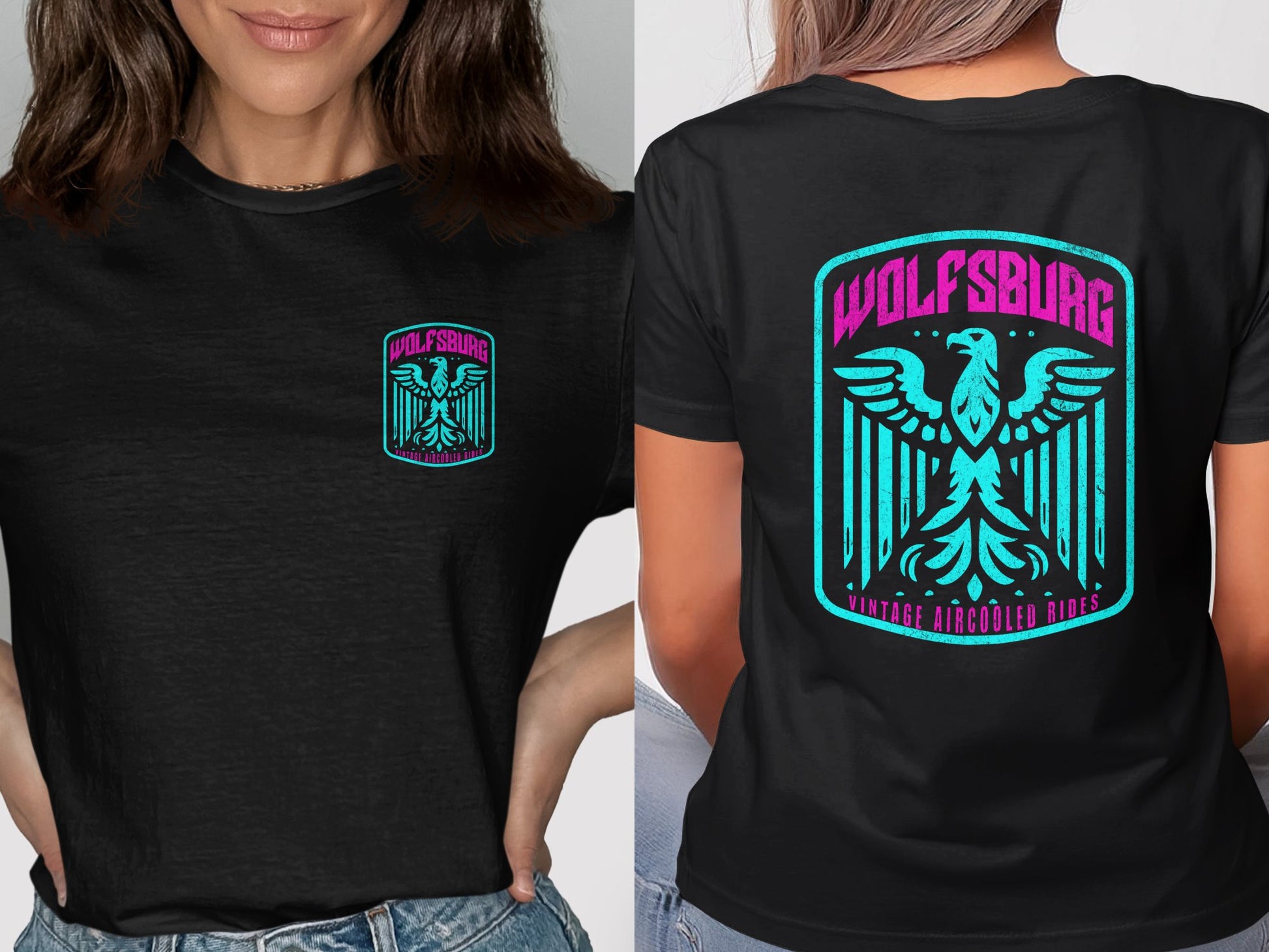 Wolfsburg Vintage Aircooled Rides Graphic T-Shirt product