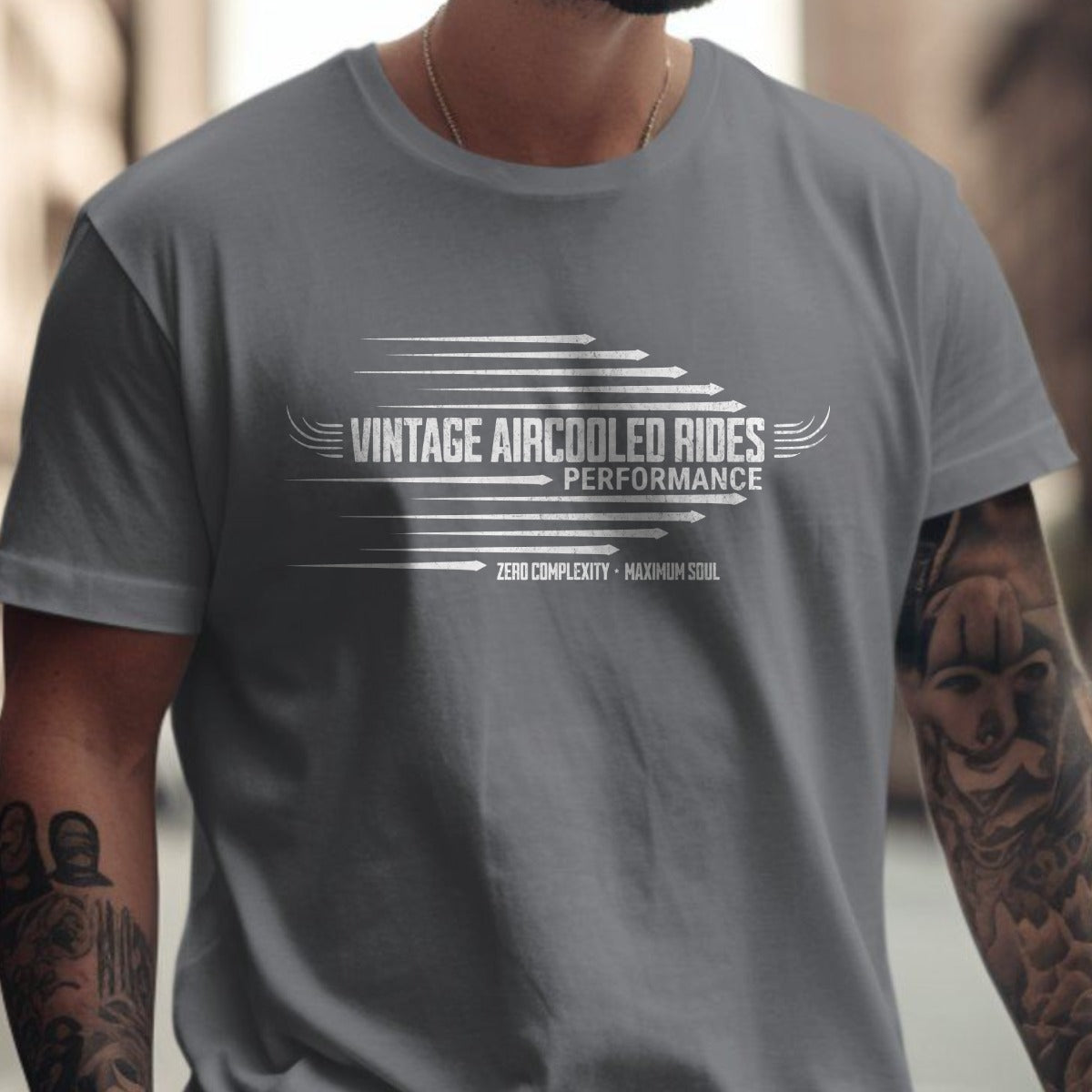Vintage Aircooled Rides Performance Graphic T-shirt