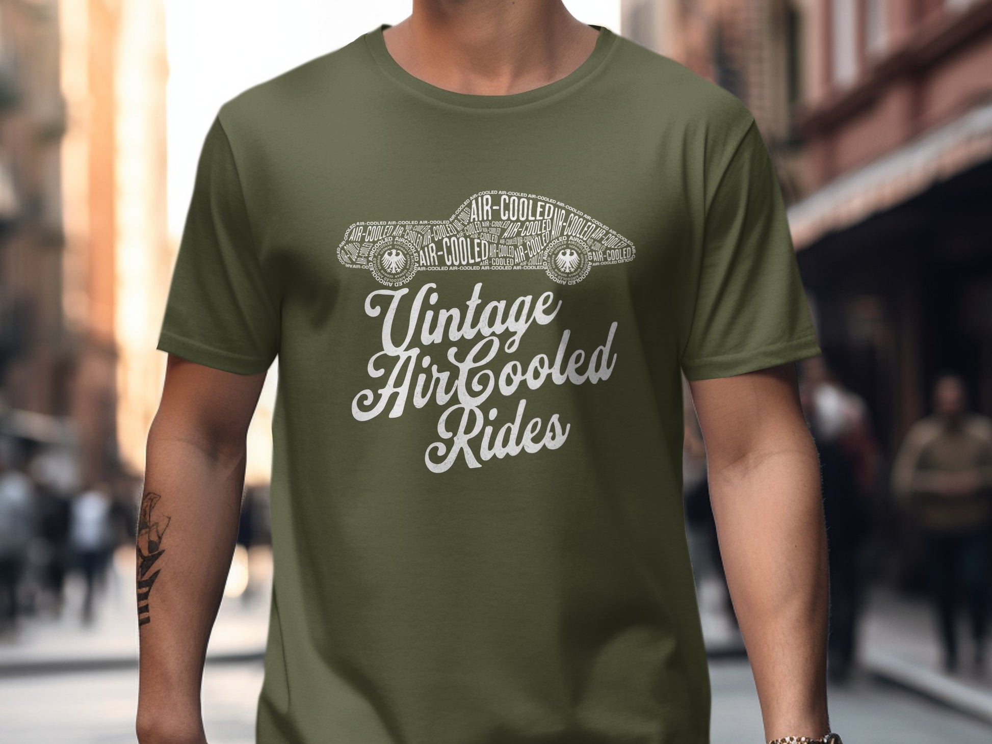 Vintage Air Cooled Rides Graphic T-Shirt product