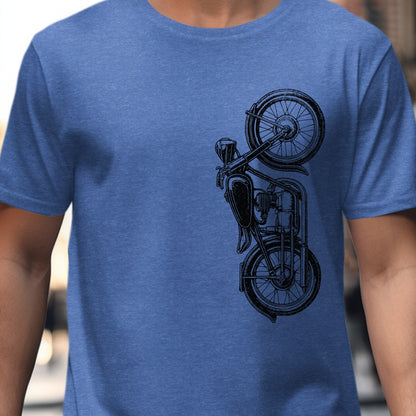 Vintage Motorcycle Graphic Short Sleeve T-shirt product type