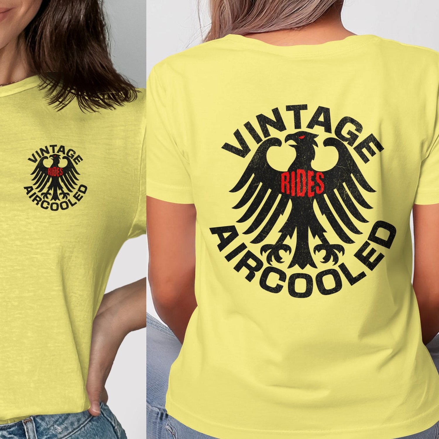 Vintage Aircooled Rides Graphic Tee product