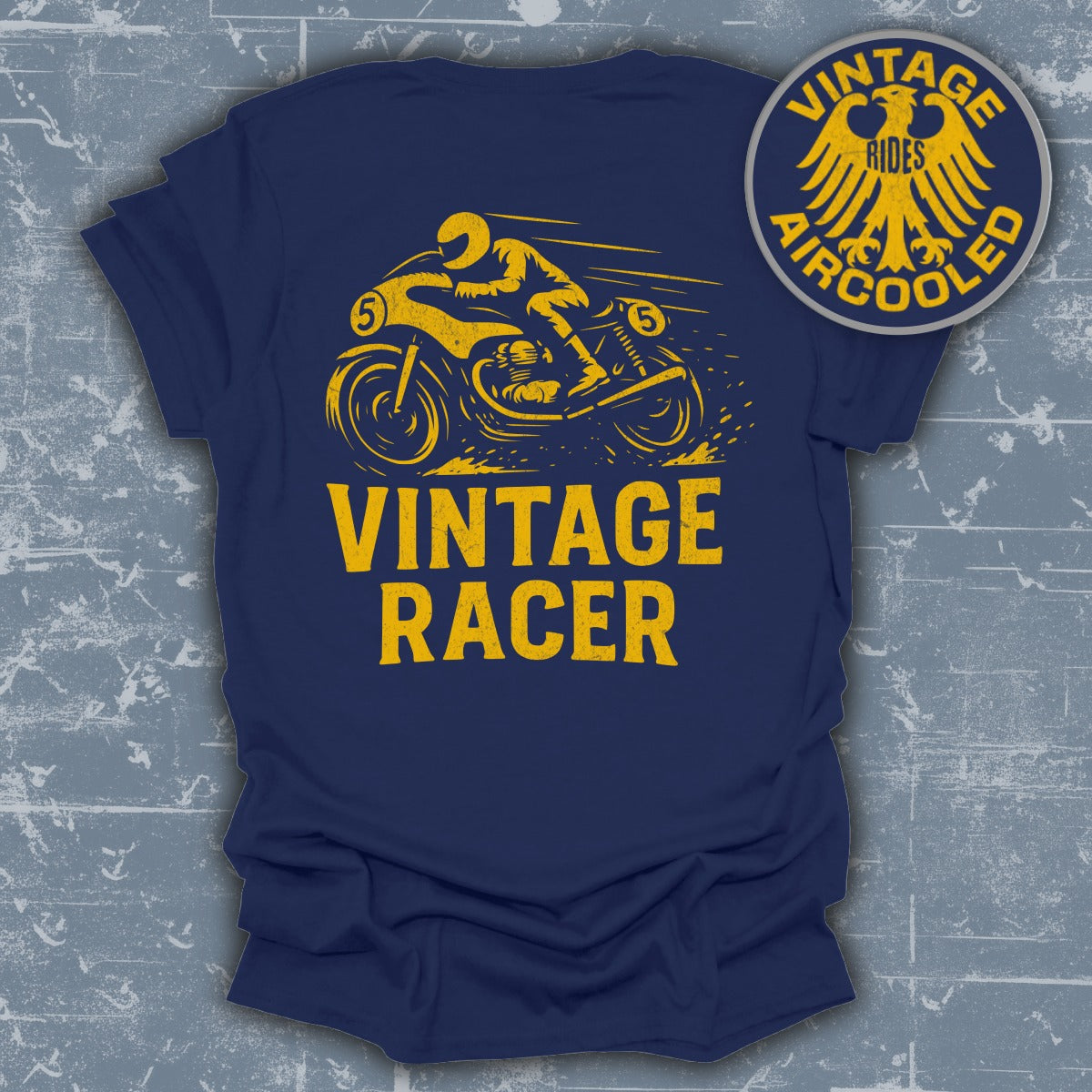 Vintage Racer T-Shirt Aircooled Rides Cool Apparel product type
