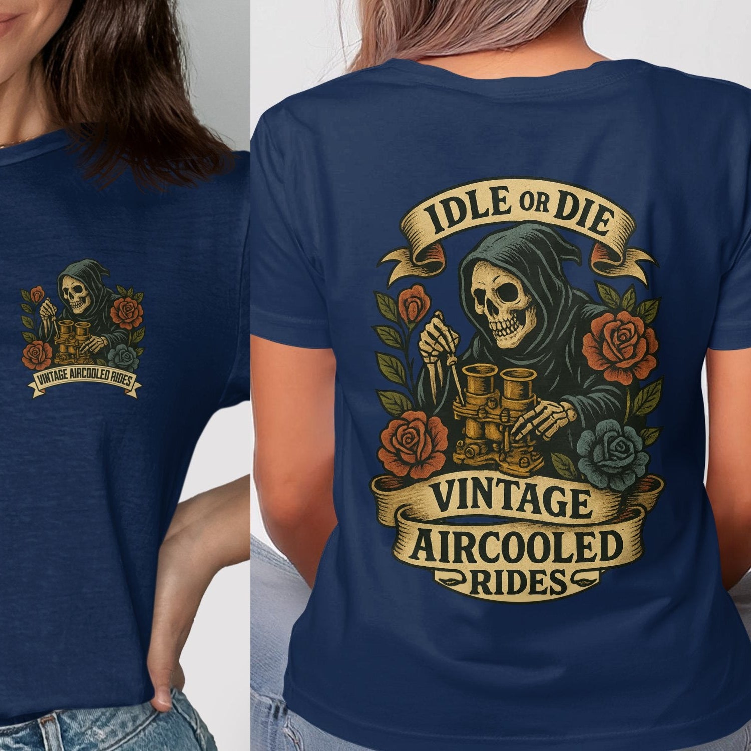 Idle Or Die Vintage Aircooled Rides T-shirt product