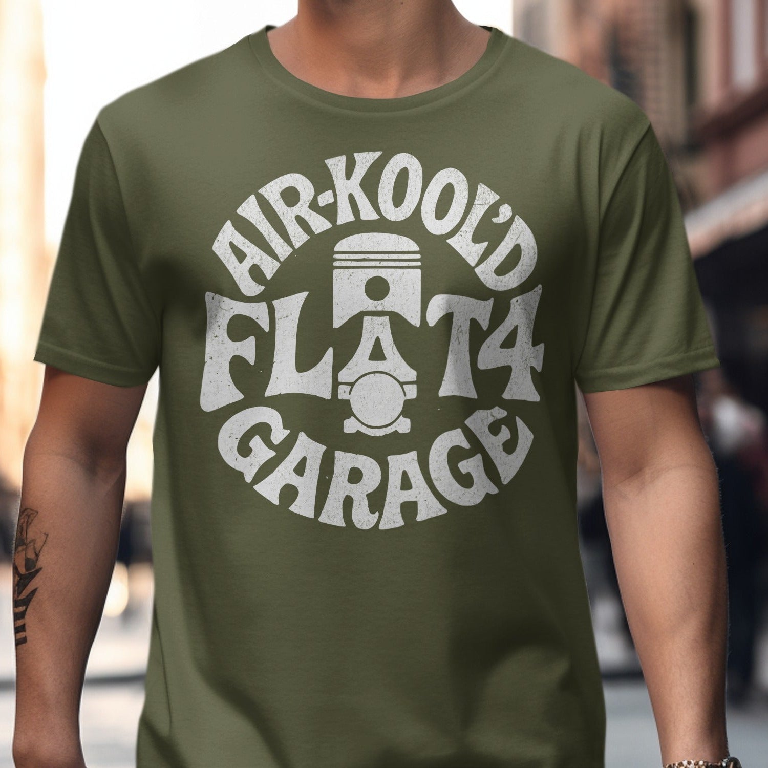 Air-Kool'd Flat 4 Garage Graphic Tee product