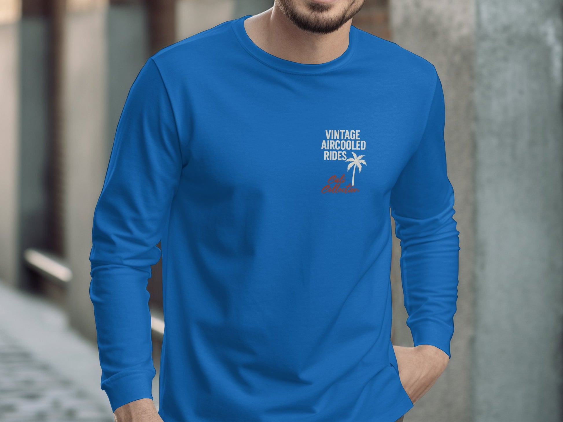 Vintage Aircooled Rides Palm Tree Long Sleeve product