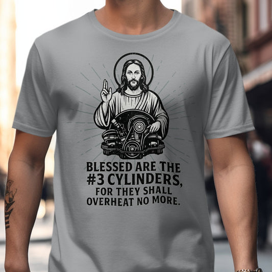 Blessed Are The #3 Cylinders Graphic T-Shirt product type