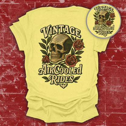 Vintage Air Cooled Rides Skull T-shirt product type