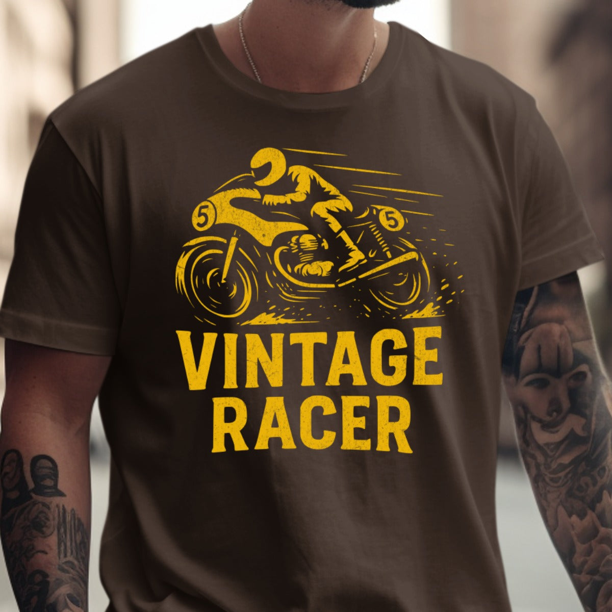 Vintage Racer Graphic Tee Shirt Classic Racing product